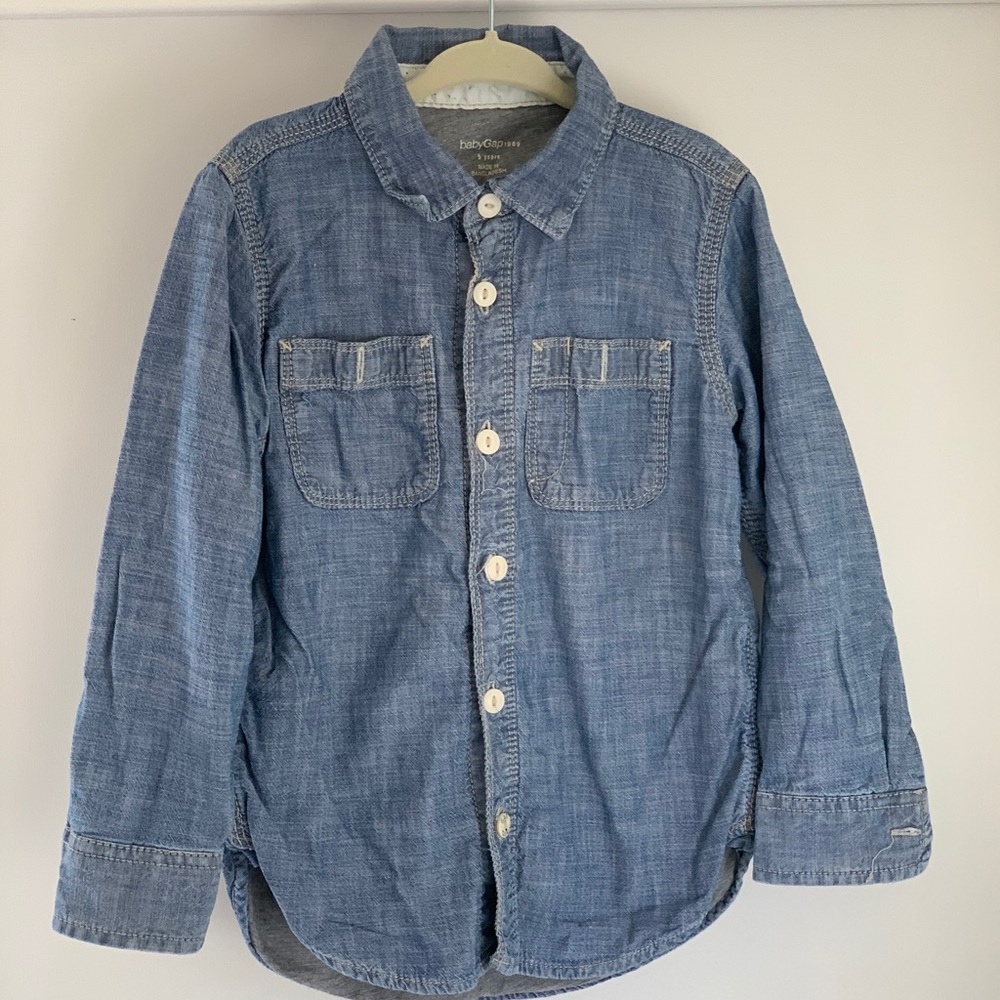 Baby Gap Chambray Shirt Size 5T